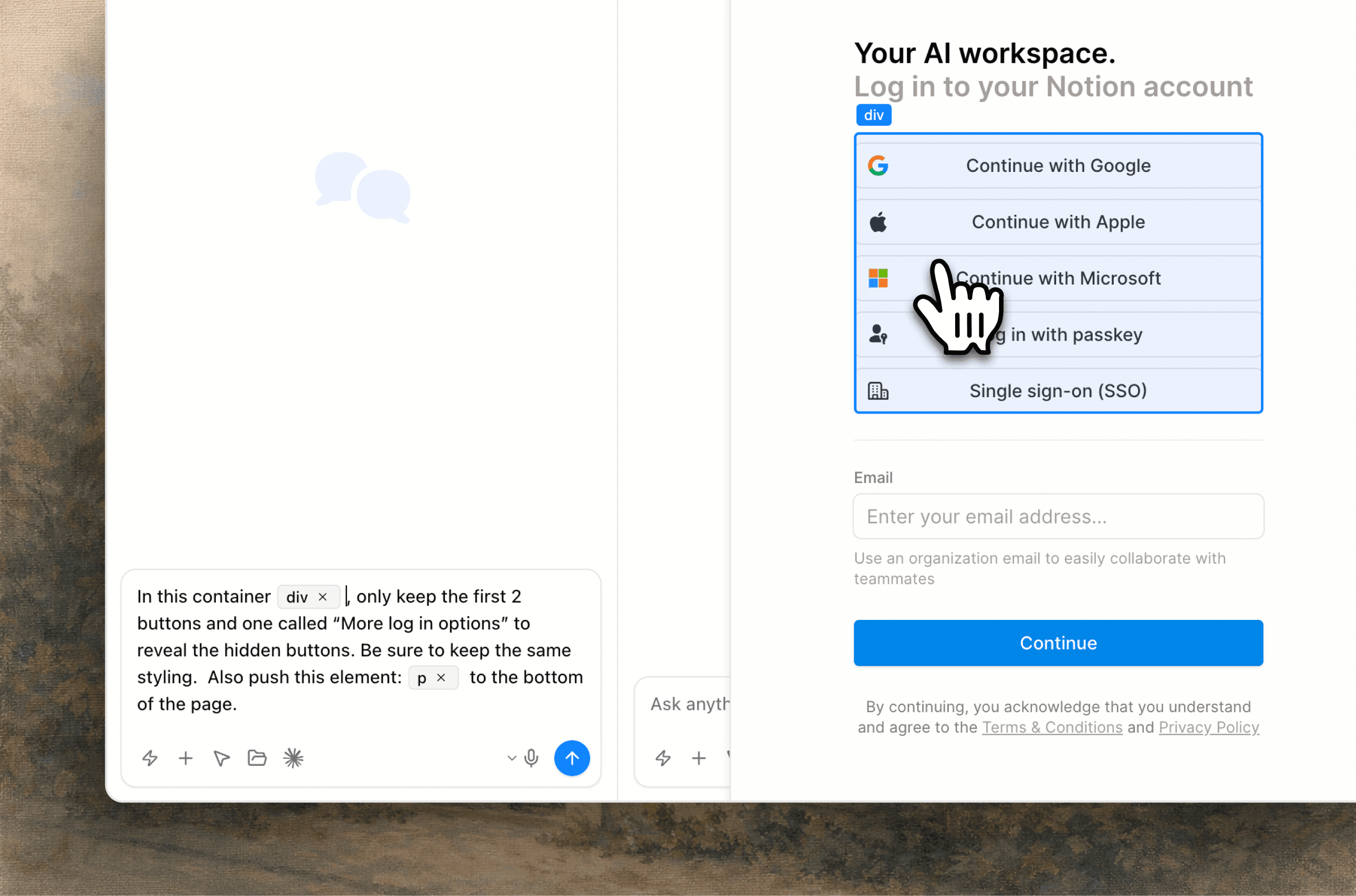 Point to any element in your app